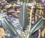 3FH63 v4 - 63.5mm (2.48") Long  x 10.4mm (0.41") high 3 Fletch Pk of 24